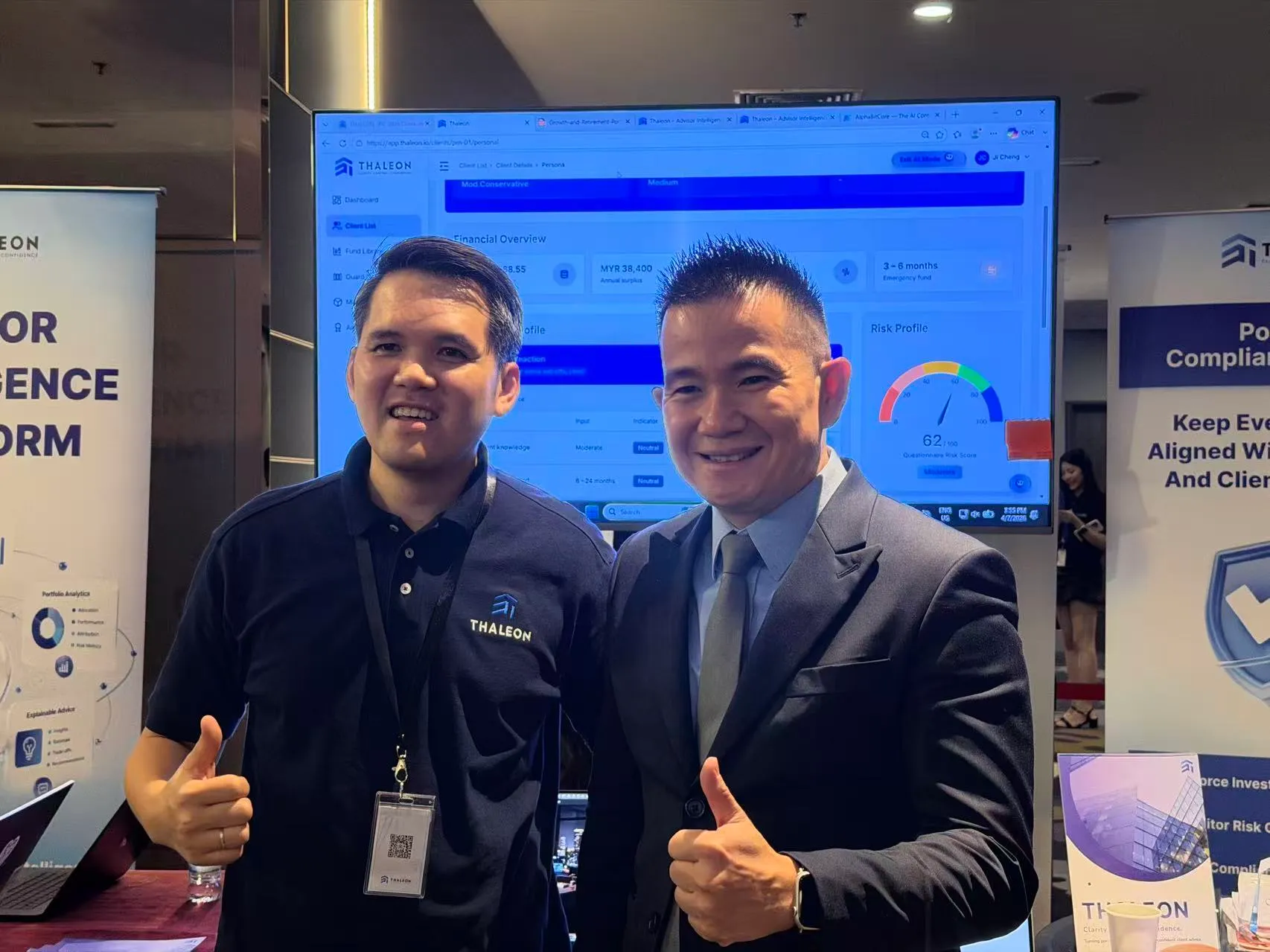Thaleon at a wealth management industry event