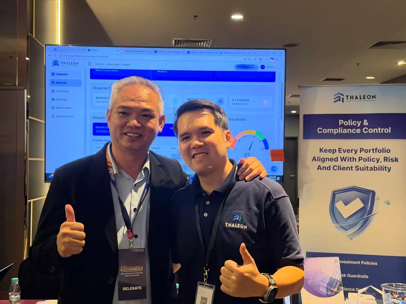 Thaleon at a wealth management industry event