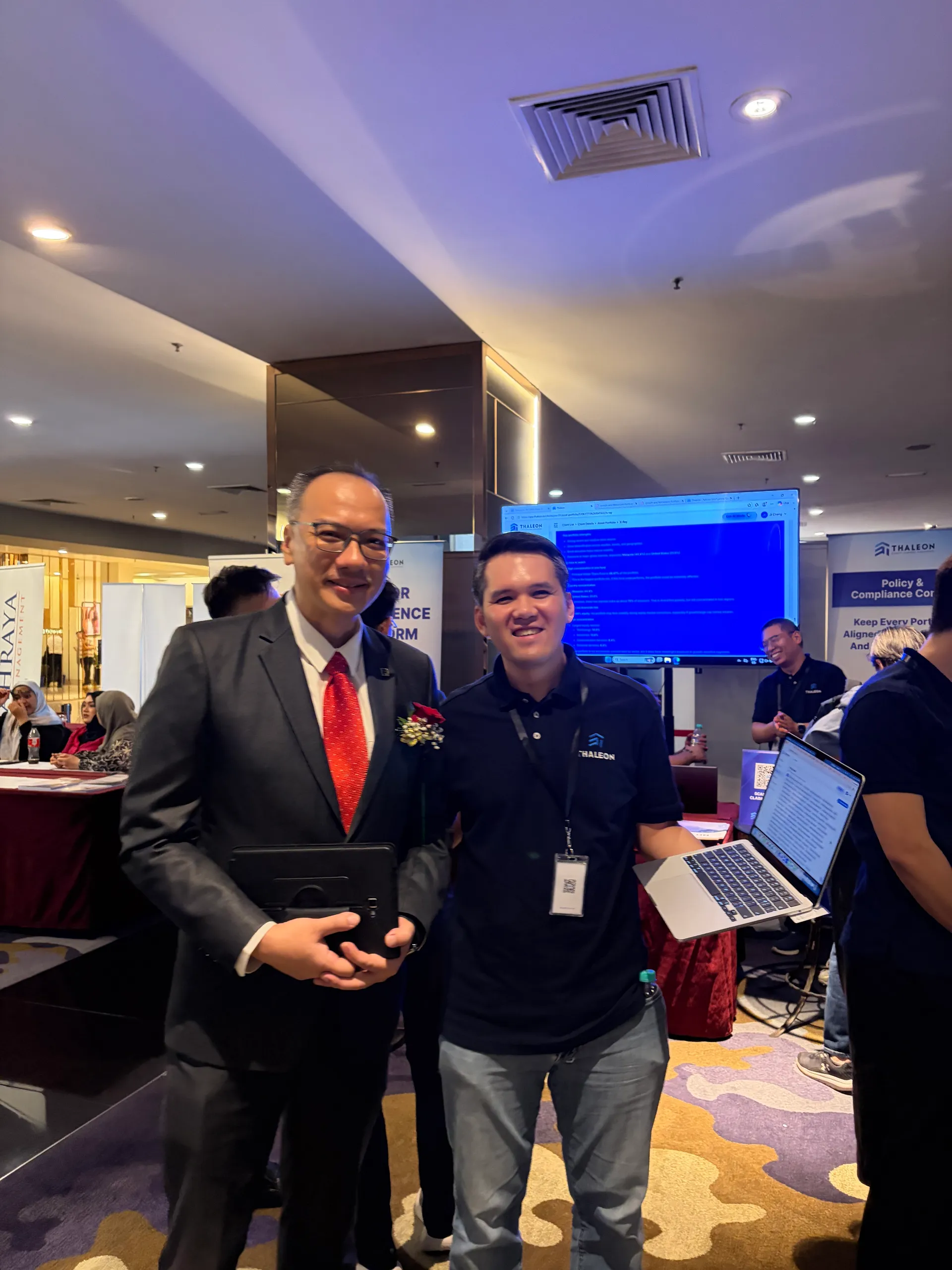 Thaleon at a wealth management industry event
