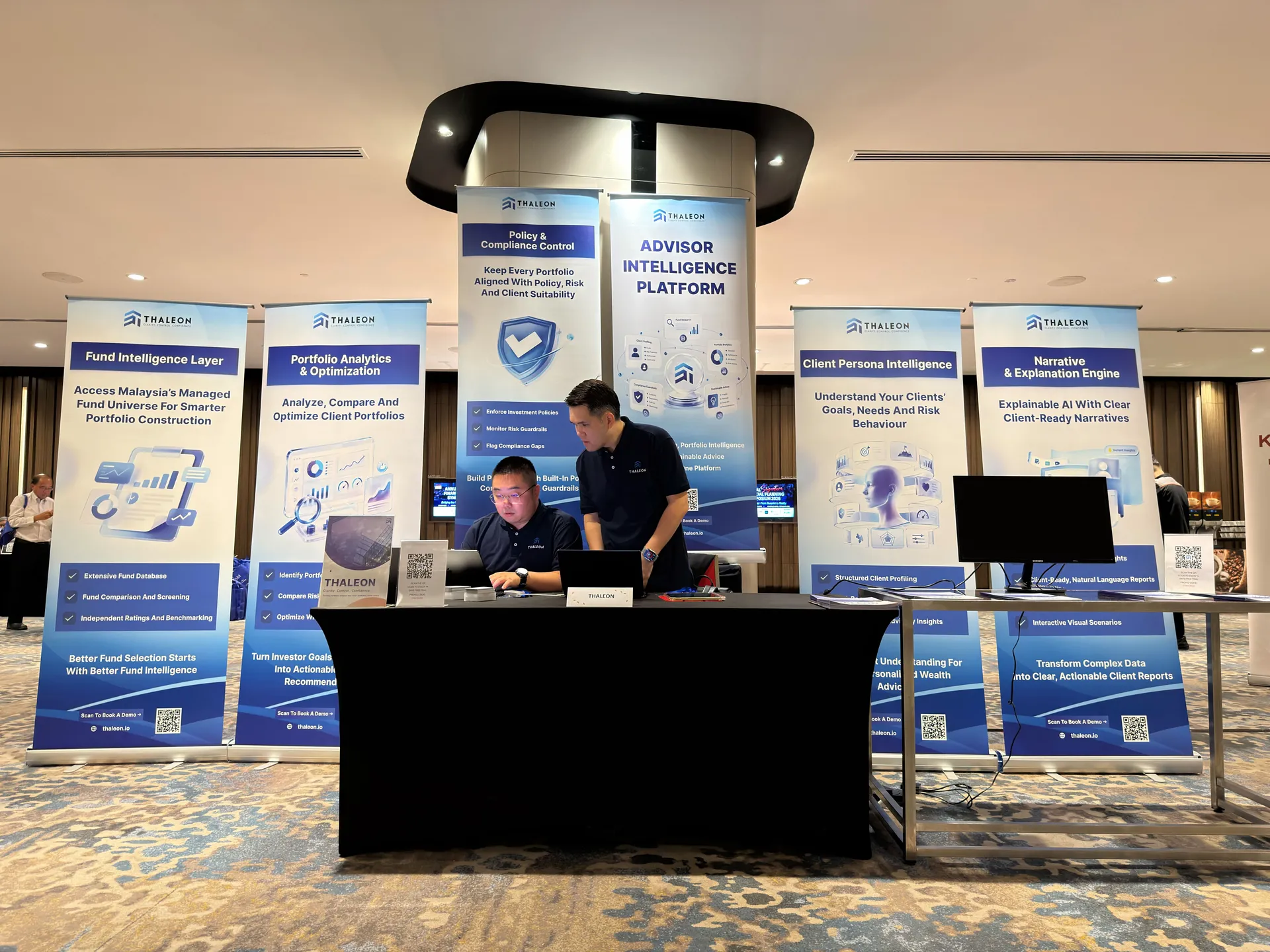 Thaleon at a wealth management industry event